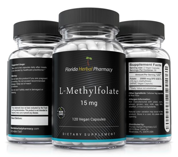 (image for) L-methylfolate 15 mg Supplement Capsules