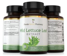 Wild Lettuce Leaf Extract Capsules