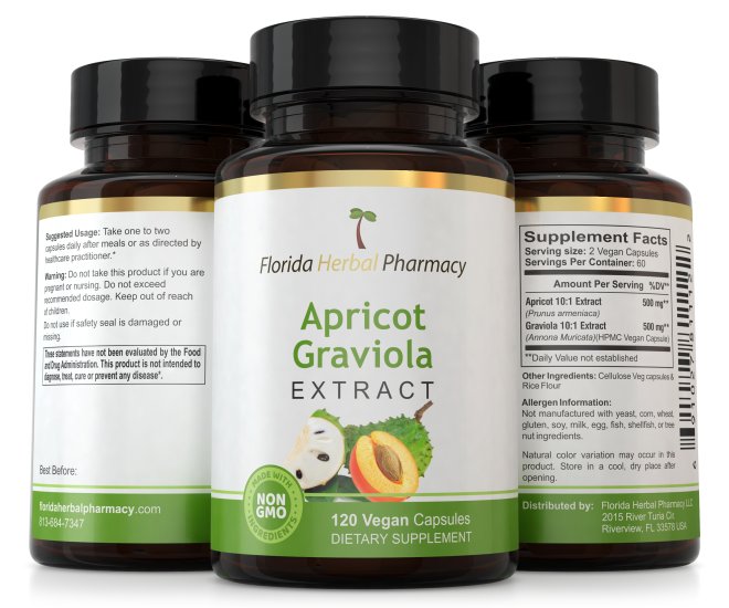 (image for) Apricot - Graviola Extract Capsules