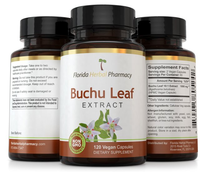 (image for) Buchu Leaf Extract Capsules