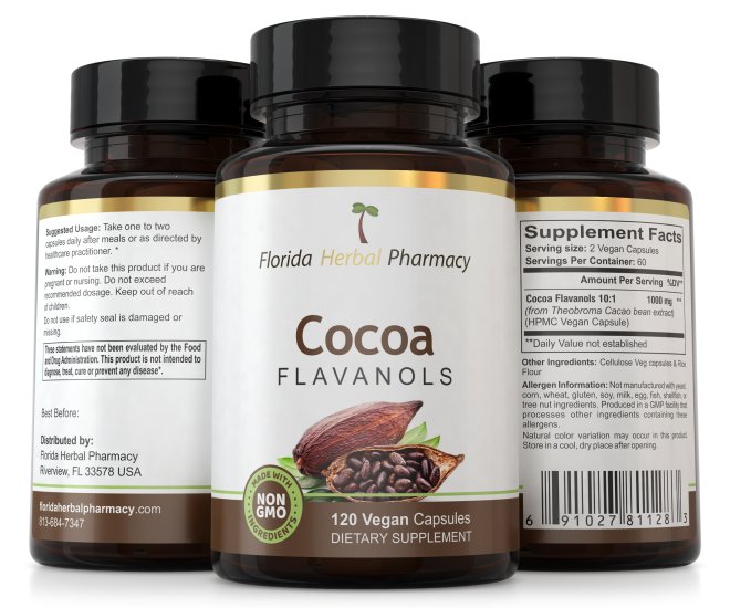 (image for) Cocoa Flavanols Extract Capsules - Click Image to Close