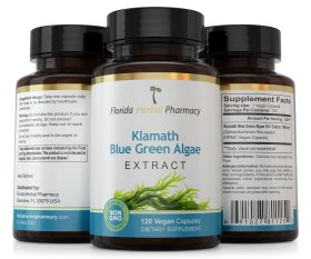(image for) Klamath Blue Green Algae Extract Capsules