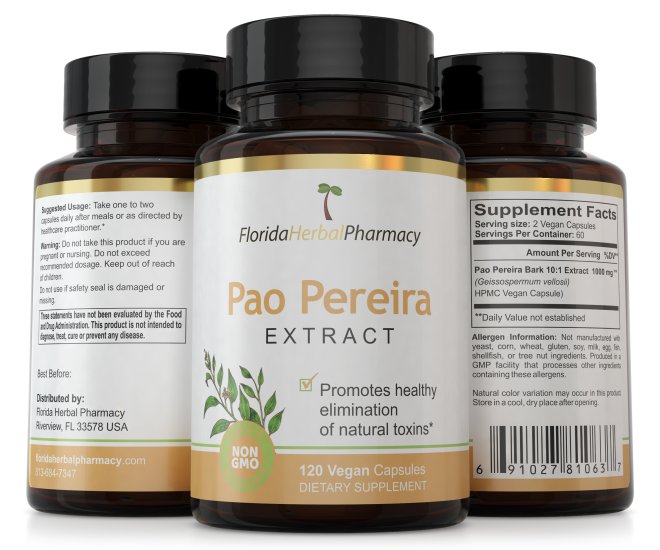 (image for) Pao Pereira Bark Extract Capsules