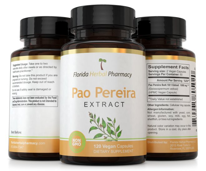 (image for) Pao Pereira Bark Extract Capsules