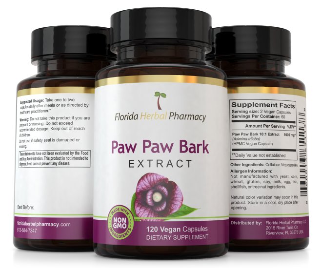 (image for) Paw Paw Bark Extract Capsules