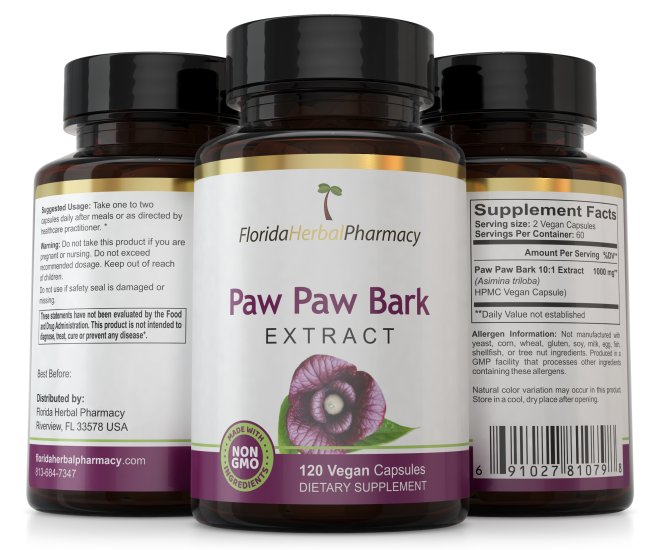 (image for) Paw Paw Bark Extract Capsules - Click Image to Close