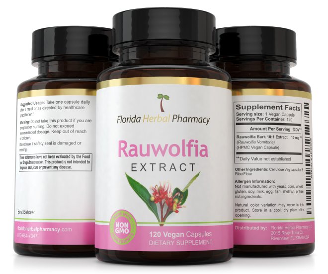 (image for) Rauwolfia Root Extract Capsules