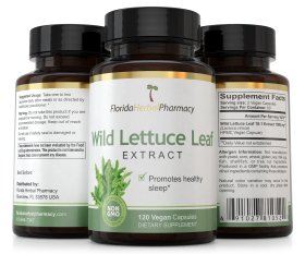 Wild Lettuce Leaf Extract Capsules